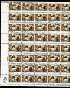 2052 Treaty of Paris Sheet of  40 20¢ Stamps MNH 1983