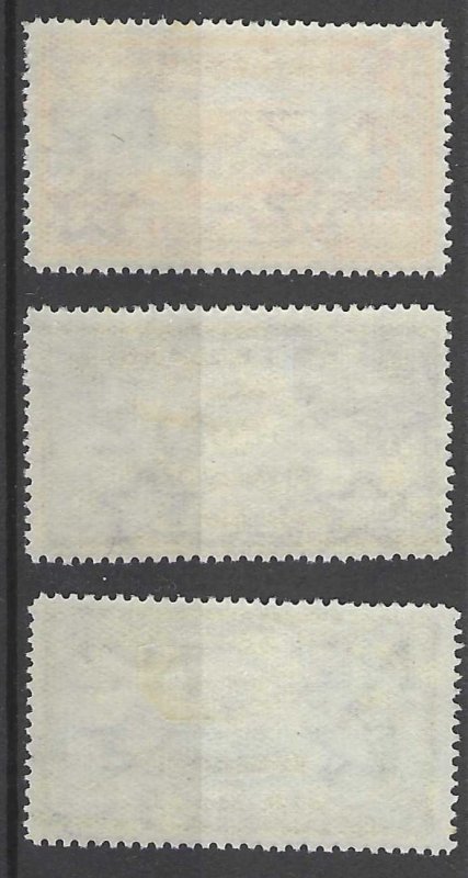 New Zealand, Scott#c6-c8 mint, hinged, Airmail, set of three stamps,