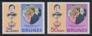 Brunei Scott #190-191 MH