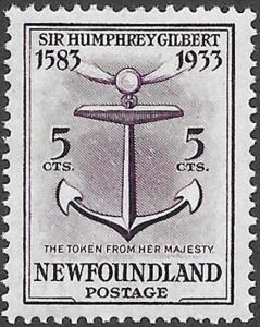 Newfoundland Scott Number 216 FVF H