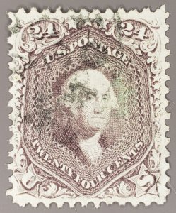 United States, Scott #70a, F-VF used, slight discoloration spot