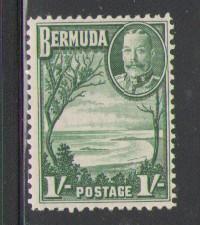 Bermuda Sc 113 1936 1/ G V Grape Bay stamp mint