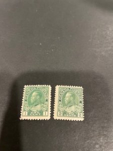 Canada sc 104,107 MNH