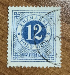 Sweden Scott #22 VF CDS (FACIT #21)