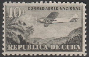 1931 Cuba Stamps Sc C13 Airplane and Coast Domestic Postage 10c  NEW