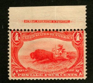 OAS-CNY ED-2 (140) SC 287 – 1898 4c Trans-Mississippi Exposition MH msrp $190