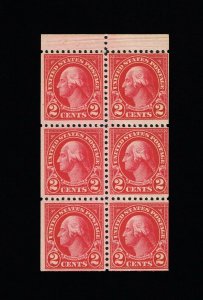 GENUINE SCOTT #554c MINT OG NH FULL BOOKLET PANE OF 6 STAMPS PERF-11 UNWMK 15648