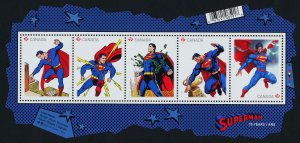 Canada 2013 - Superman MNH S/Sheet  # 2677