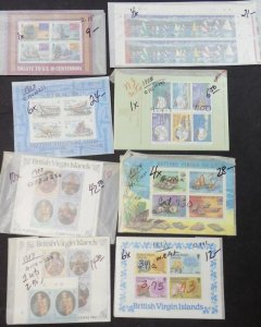 EDW1949SELL : VIRGIN ISL Clean collection of ALL VF MNH Cplt sets from 1970s-80s