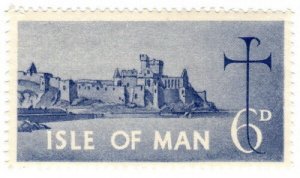 (I.B) Elizabeth II Revenue : Isle of Man 6d (Peel Castle) 
