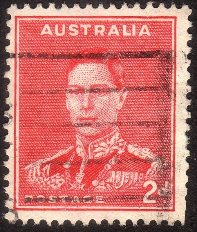 1938, Australia 2p Used, Sc 182