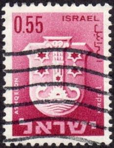 Israel 335 - Used - 55a Arms of Ashkelon (1967) (1)