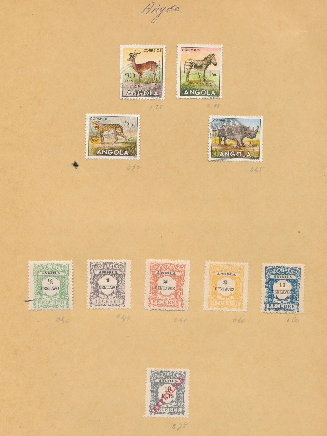 Portugal India Angola Used MH Ceres Dues (110+) MK500 Europe