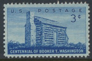 USA  SC# 1074 Booker T Washington  1956   Used  see scan