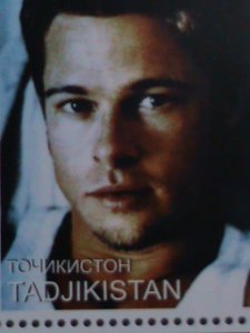 TAJIKISTAN-2000 BRAD PITT- FAMOUS POP STAR-MNH- FULL SHEET-VERY FINE