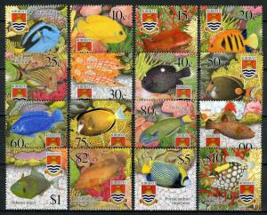 Kiribati Fish Stamps 2002 MNH Tropical Fishes Marine 16v Set