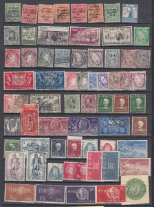 Z4975 JL Stamps ireland used lot several mint, condition varies