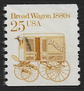 US #2136 25c Transportation - Breadwagon, 1880's