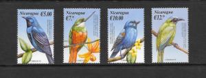 BIRDS - NICARAGUA #2346-2349  MNH