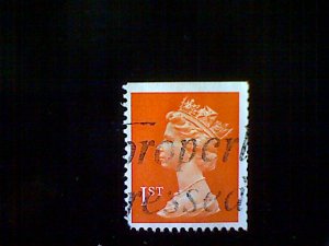 Great Britain, Scott #MH186, used(o)-1, 1990, Queen Elizabeth I, flame