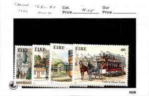 Ireland, Postage Stamp, #681-684 Mint NH, 1987 Horse Trolleys (AB)