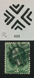 MOMEN: US STAMPS # 3c NYFM USED LOT #48990
