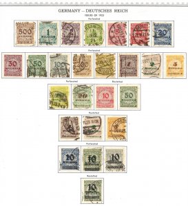 Germany - Circa 1920 thru 1923 Hi CV$$$$