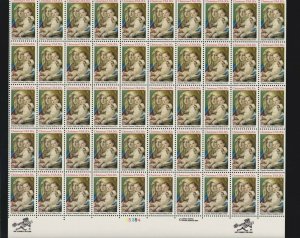 US 2026 20c Christmas Madonna & Child Mint Stamp Sheet OG NH