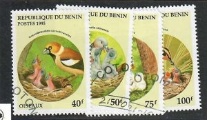 Benin; Scott 780-783; 1995;  Used