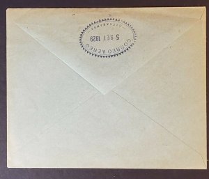 1929 Bolivia Santa Barbara California LAB Lloyd Aereo Boliviano Air Mail Cover