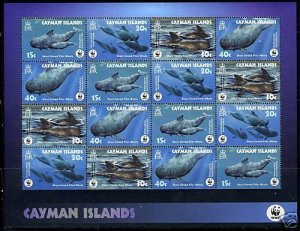 WWF CAYMAN ISLANDS SHORT FINNED PILOT WHALE SHEET OF 16 