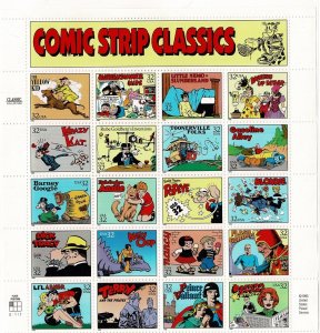 USA #3000 MNH Comic Strips sheet of 20