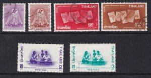 SIAM ( Thailand )  ^^^^^^1966   x6 used   $$@ lar 2822siam8