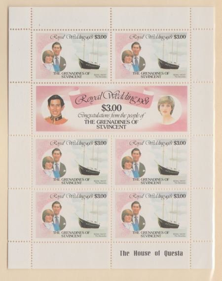 St. Vincent Grenadines Scott #211-212 Stamps - Mint NH Souvenir Sheet