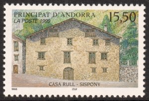 Andorra (French) #514  MNH - Casa Rull, Sispony (1999)