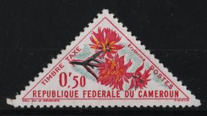 Cameroon 1963 Postage Due Stamps / flowers 50c (1/16) USED
