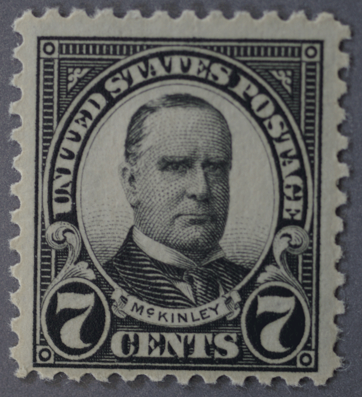 United States #559 7 Cent McKinley MNH