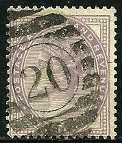 Great Britain # 88, 14 dots, Used. CV $ 32.50