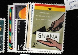 Ghana SC 121-7 MNH (9gha) 