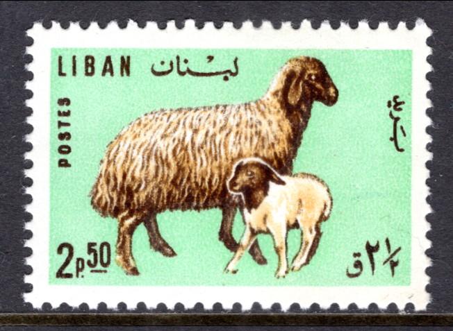 Lebanon 442 Sheep MNH VF