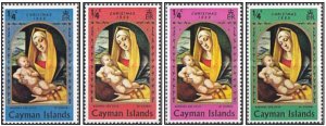 1969 Cayman Islands Scott #- 242-245 Christmas Paintings Partial Set/4 MNH