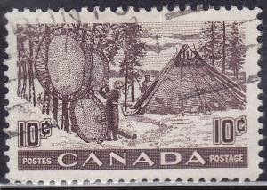 Canada 301 Drying Animal Hides 1950