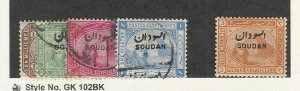 British Sud., Postage Stamp, #1-2, 4-5 Used, 3 Mint Hinged, 1897, JFZ