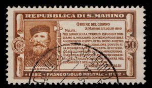 San Marino Scott 146 Used 1932 Garibaldi stamp