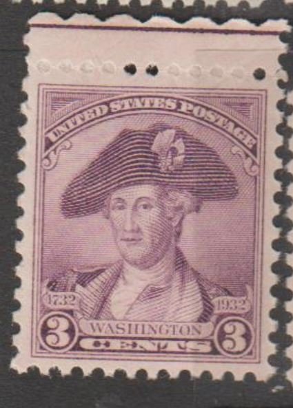 U.S. Scott #708 Washington Bicentennial 1732-1932 Stamp - Mint NH Single