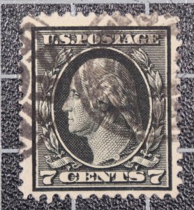 Scott 407 - 7 Cents Washington - Used - Nice Stamp - SCV - $14.00 