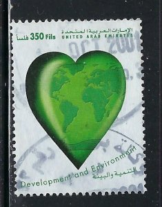 United Arab Emirates 675 Used 2001 issue (an6576)