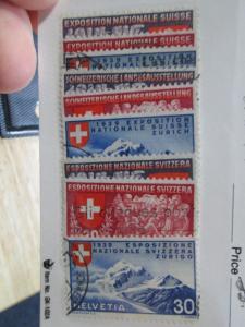 Switzerland #247-255 used