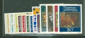 Liechtenstein #694/717  Single (Complete Set)