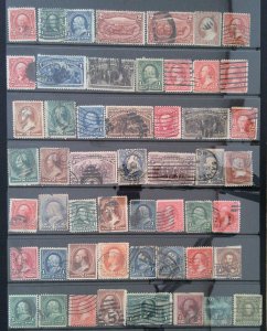 Small Collection US 19th Century Lot - Used